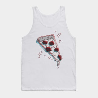 3 Dimensional Pizza Tank Top